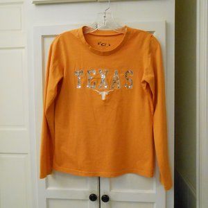 University Of Texas Sequin Long Sleeved Tee